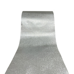 Folia Fryzjerska Aluminiowa Srebrna Ryflowana z Podajnikiem 100 metrów