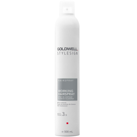 Goldwell Stylesign Working Hairspray - lakier do włosów, elastyczne utrwalenie, 500ml Goldwell Stylesign Working Hairspray - lakier do włosów, elastyczne utrwalenie, 500ml