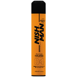 Nishman Extra Strong Hold Hair - mocny lakier utrwalający włosów, 400ml