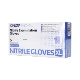 RĘKAWICZKI NITRYLOWE GLOVES VIOLET 100SZT XL BESTSELLER! MEGAMOCNE